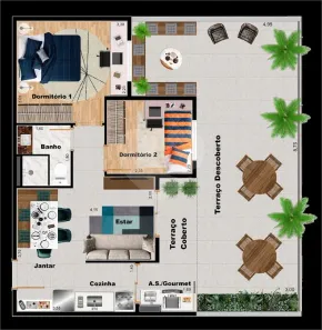Apartamento com 2 Quartos à venda, 81m² no Vila Ré, São Paulo