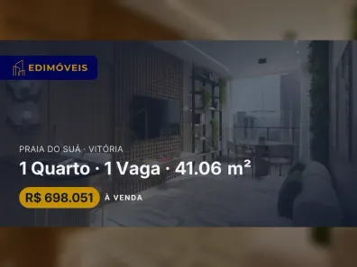 Apartamento com 1 Quarto à venda, 41m² no Praia do Suá, Vitória
