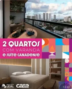 Apartamento com 2 Quartos à venda, 42m² no Boa Vista, Recife