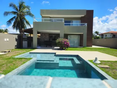 Casa de Condomínio com 4 Quartos à venda, 200m² no Barra do Jacuípe (Monte Gordo), Camaçari