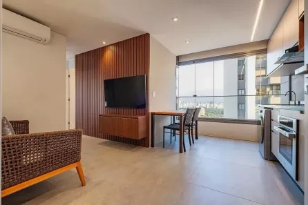 Apartamento com 1 Quarto para alugar, 46m² no Pinheiros, São Paulo