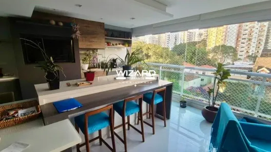 Apartamento com 3 Quartos para alugar, 151m² no Brooklin Paulista, São Paulo