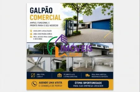 Galpão/Depósito/Armazém à venda, 2000m² no Lapa de Baixo, São Paulo