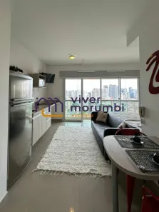 Apartamento com 1 Quarto para venda ou aluguel, 32m² no Brooklin Paulista, São Paulo