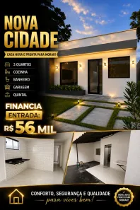 Casa com 3 Quartos à venda, 80m² no Nova Cidade, Manaus