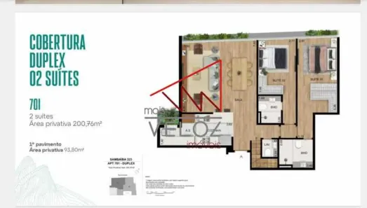 Cobertura com 2 Quartos à venda, 200m² no Leblon, Rio de Janeiro
