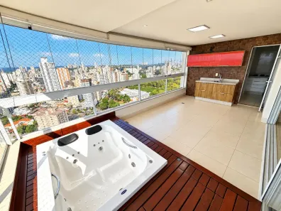 Apartamento com 3 Quartos para alugar, 125m² no Setor Oeste, Goiânia
