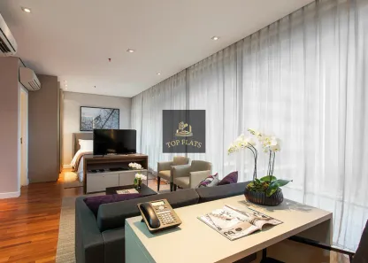 Flat com 1 Quarto para alugar, 42m² no Vila Olímpia, São Paulo