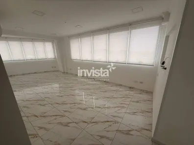 Sala Comercial para alugar, 46m² no Ponta da Praia, Santos