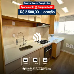 Apartamento com 2 Quartos para alugar, 40m² no Vila da Oportunidade, Carapicuíba