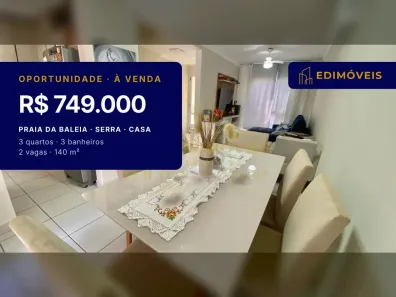 Casa com 3 Quartos à venda, 140m² no Praia da Baleia, Serra