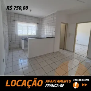 Apartamento com 1 Quarto para alugar, 60m² no Jardim Consolação, Franca
