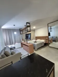 Apartamento com 1 Quarto para alugar, 33m² no Jardim Paulistano, São José do Rio Preto