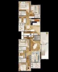 Cobertura com 3 Quartos à venda, 85m² no Czerniewicz, Jaraguá do Sul
