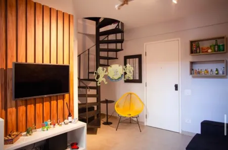 Flat com 1 Quarto para alugar, 59m² no Moema, São Paulo
