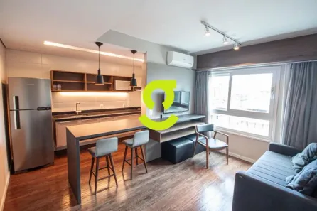 Apartamento com 1 Quarto para alugar, 37m² no Moinhos de Vento, Porto Alegre