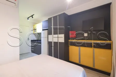 Apartamento com 1 Quarto para alugar, 25m² no Vila Cordeiro, São Paulo