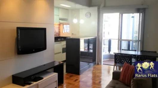 Flat com 1 Quarto para alugar, 52m² no Moema, São Paulo