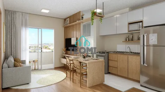 Apartamento com 2 Quartos à venda, 43m² no Parque Paduan, Taubaté