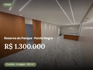 Apartamento com 3 Quartos à venda, 300m² no Ponta Negra, Manaus