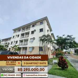 Apartamento com 3 Quartos à venda, 73m² no Colônia Santo Antônio, Manaus