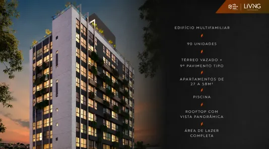 Apartamento com 1 Quarto à venda, 23m² no Torre, Recife