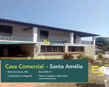 Imóvel Comercial com 5 Quartos à venda, 800m² no Santa Amélia, Belo Horizonte