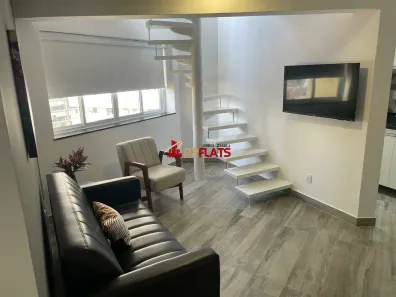 Flat com 1 Quarto para alugar, 45m² no Vila Nova Conceição, São Paulo