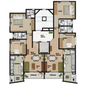 Apartamento com 2 Quartos à venda, 61m² no Tremembé, São Paulo
