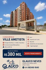 Apartamento com 3 Quartos à venda, 64m² no Atalaia, Ananindeua