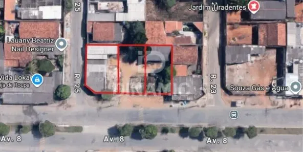 Lote/Terreno à venda, 252m² no Jardim Tiradentes, Aparecida de Goiânia