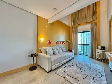 Apartamento com 1 Quarto para alugar, 45m² no Moema, São Paulo