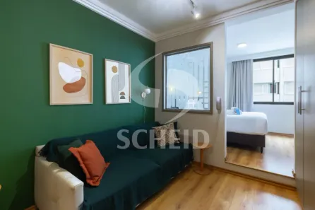 Flat com 1 Quarto à venda, 29m² no Cerqueira César, São Paulo