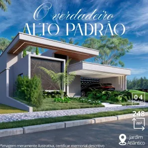 Casa com 4 Quartos à venda, 248m² no Jardim Atlântico, Goiânia