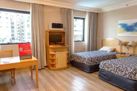 Flat com 1 Quarto para alugar, 32m² no Higienópolis, São Paulo