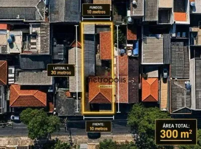 Lote/Terreno à venda, 300m² no Parque das Nações, Santo André