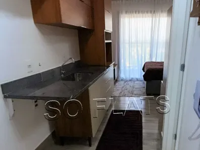 Apartamento com 1 Quarto para alugar, 25m² no Santo Amaro, São Paulo