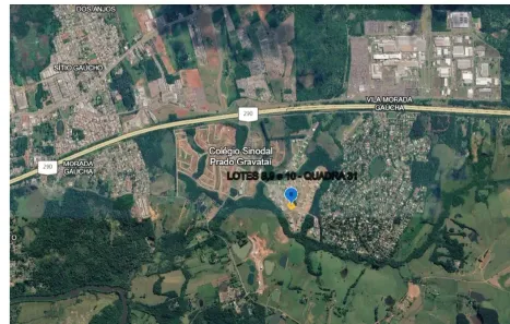 Lote/Terreno à venda, 624m² no Prado Bairro-Cidade (Barro Vermelho), Gravataí