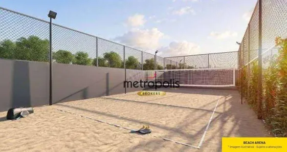 Apartamento com 2 Quartos à venda, 47m² no Vila Metalúrgica, Santo André