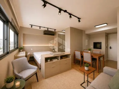 Apartamento com 1 Quarto para alugar, 38m² no Chácara das Pedras, Porto Alegre