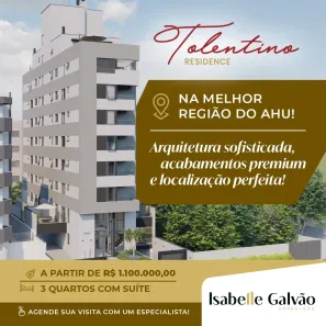 Apartamento com 3 Quartos à venda, 83m² no Ahú, Curitiba