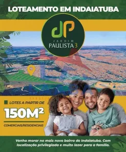Lote/Terreno à venda, 150m² no Jardim Paulistano, Indaiatuba