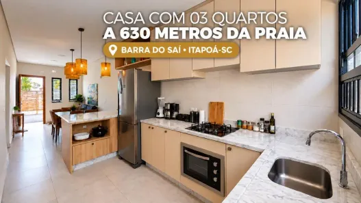 Casa com 3 Quartos à venda, 90m² no Barra do Saí, Itapoá