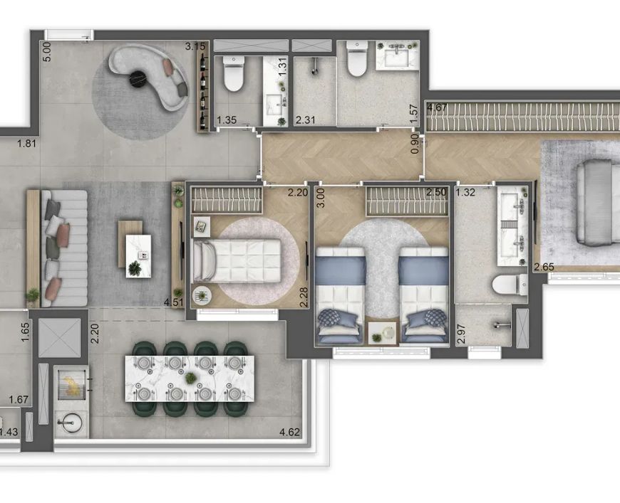 ML BROOKLIN - APARTAMENTOS no Jardim das Acácias, São Paulo