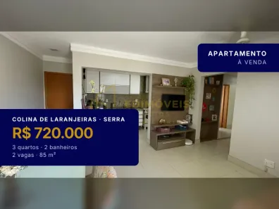 Apartamento com 3 Quartos à venda, 85m² no Colina de Laranjeiras, Serra