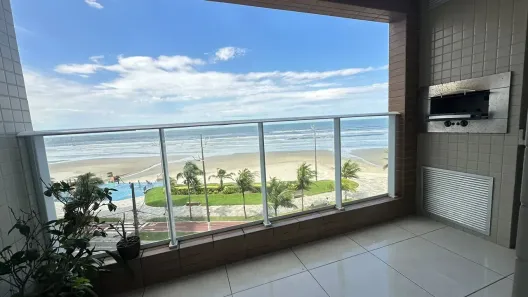 Apartamento com 2 Quartos para alugar, 65m² no Caiçara, Praia Grande