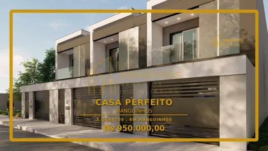 Casa com 3 Quartos à venda, 144m² no Manguinhos, Serra
