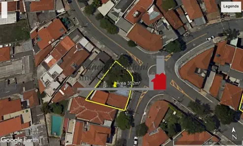 Lote/Terreno à venda, 352m² no Cidade Mãe do Céu, São Paulo