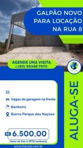 Galpão/Depósito/Armazém para alugar, 10m² no Parque Residencial das Nações Indígenas, Cuiabá