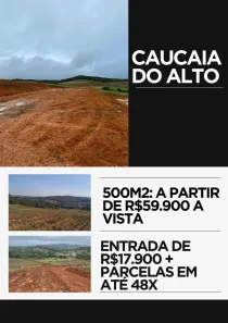 Lote/Terreno à venda, 500m² no Altos de Caucaia (Caucaia do Alto), Cotia